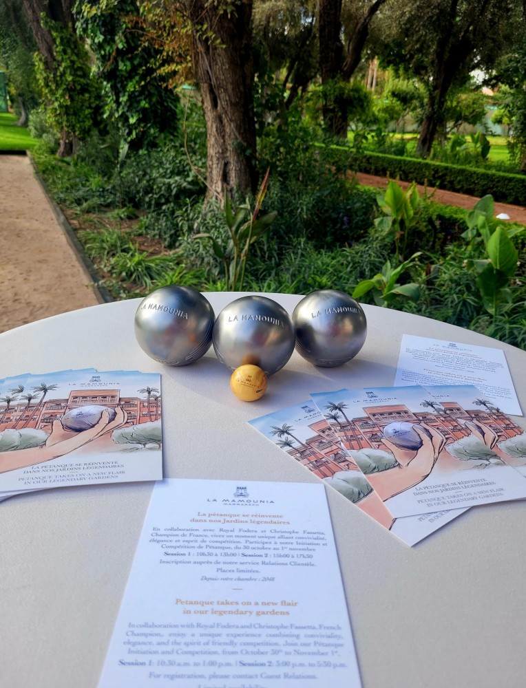 Pétanque - La Mamounia Marrakech